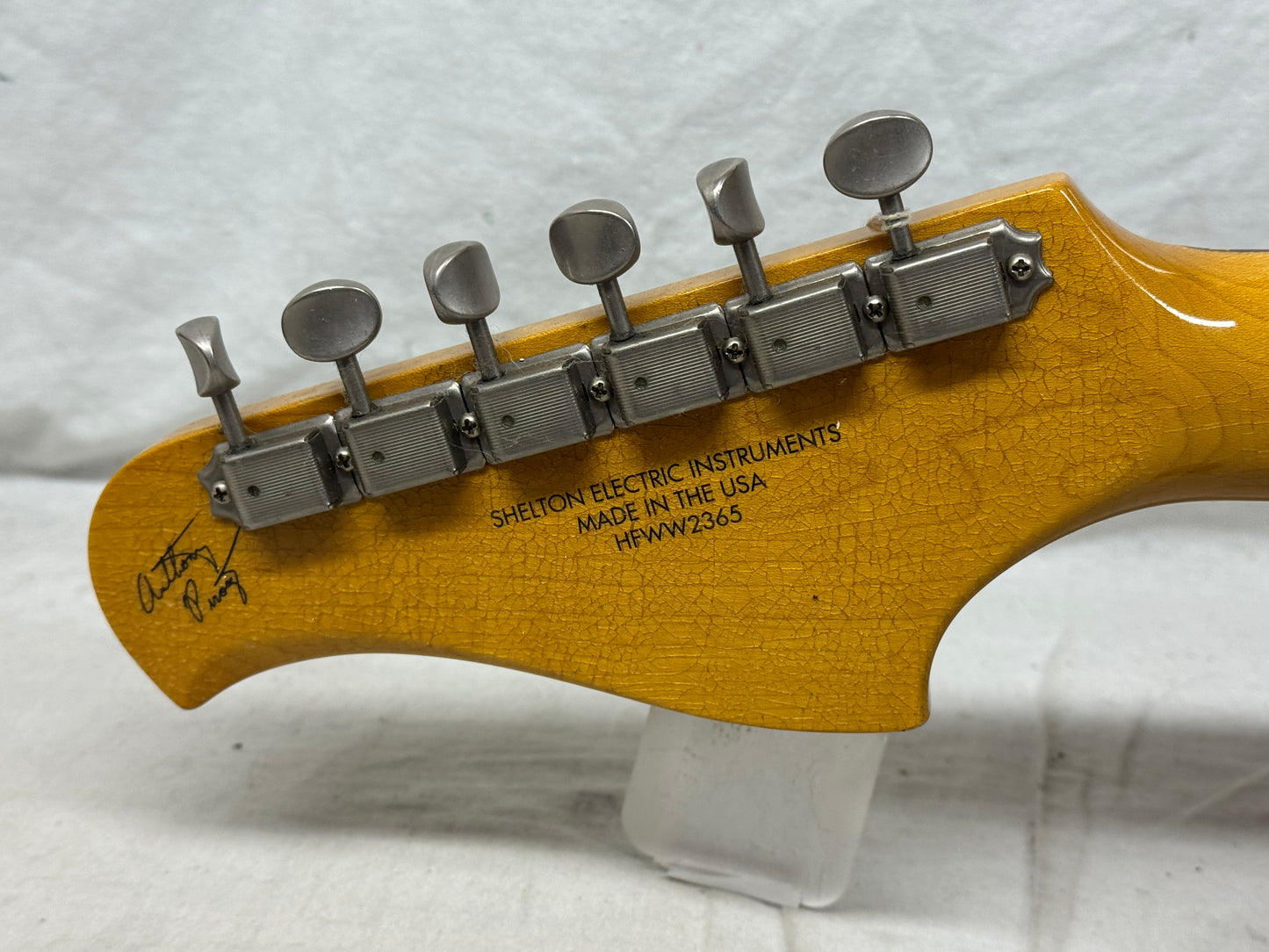 Shelton Electric Instruments Anthony Pirog Signature GalaxyFlite galaxy flite Guitar with Case - Aged