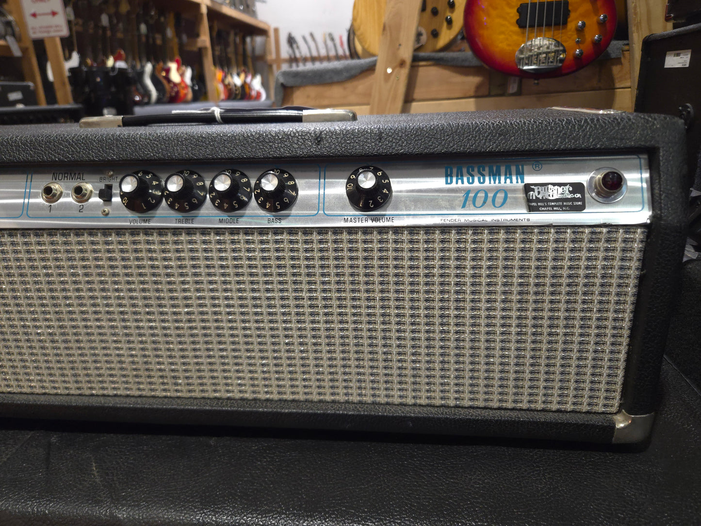 Fender Bassman 100 2-Channel 100-Watt Guitar Amp Head 1972 - 1976 - Silverface - Local Pickup Only