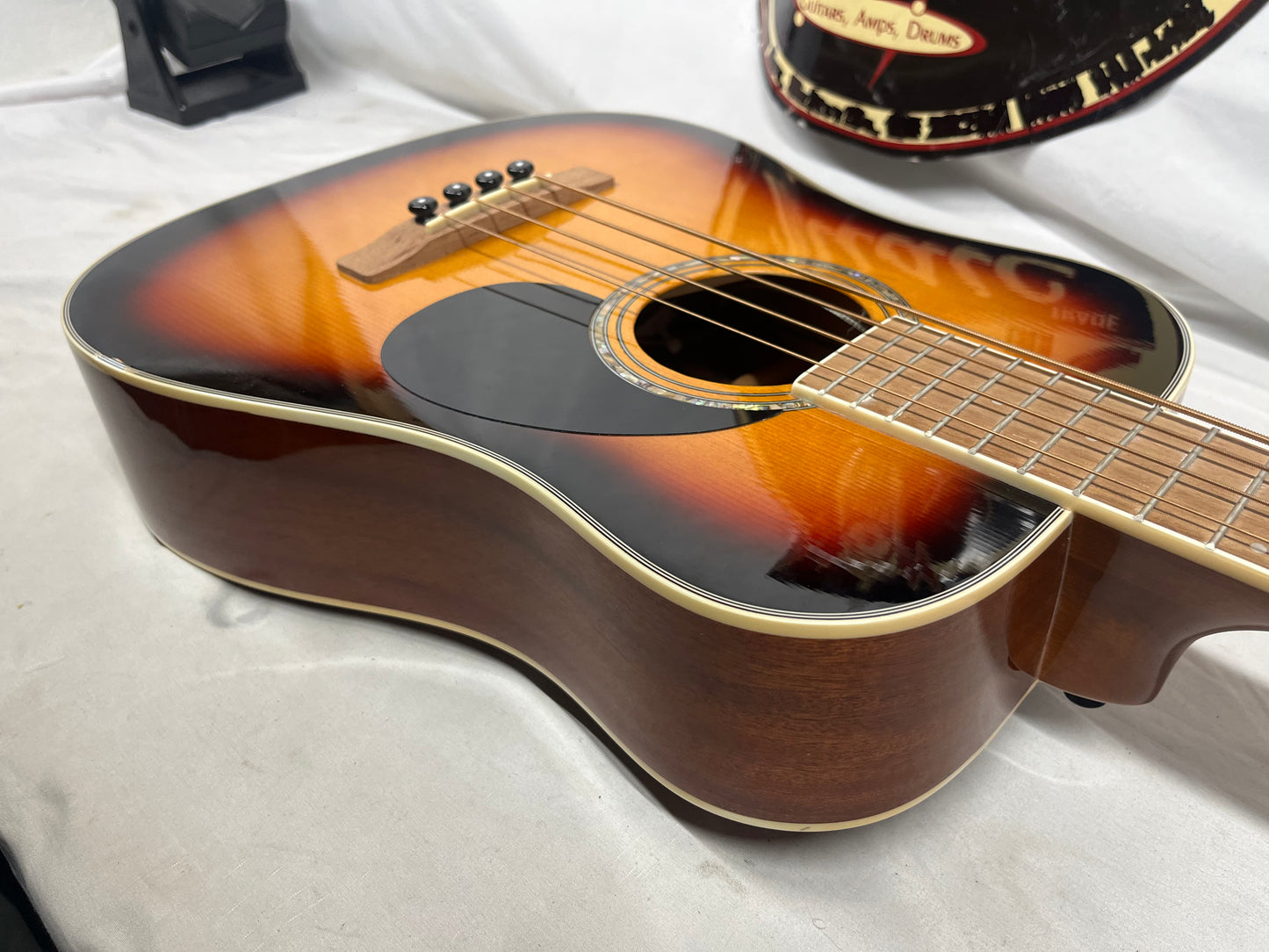 Mitchell EZBSB Super Short-Scale Acoustic Electric 4-String Bass