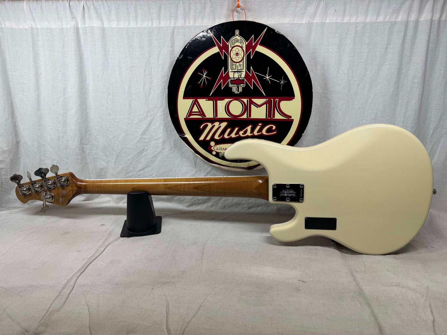 Ernie Ball Music Man 30th Anniversary Stingray sting ray 5 H Bass with Case 2018 - Translucent Buttercream / Roasted maple neck / maple fingerboard
