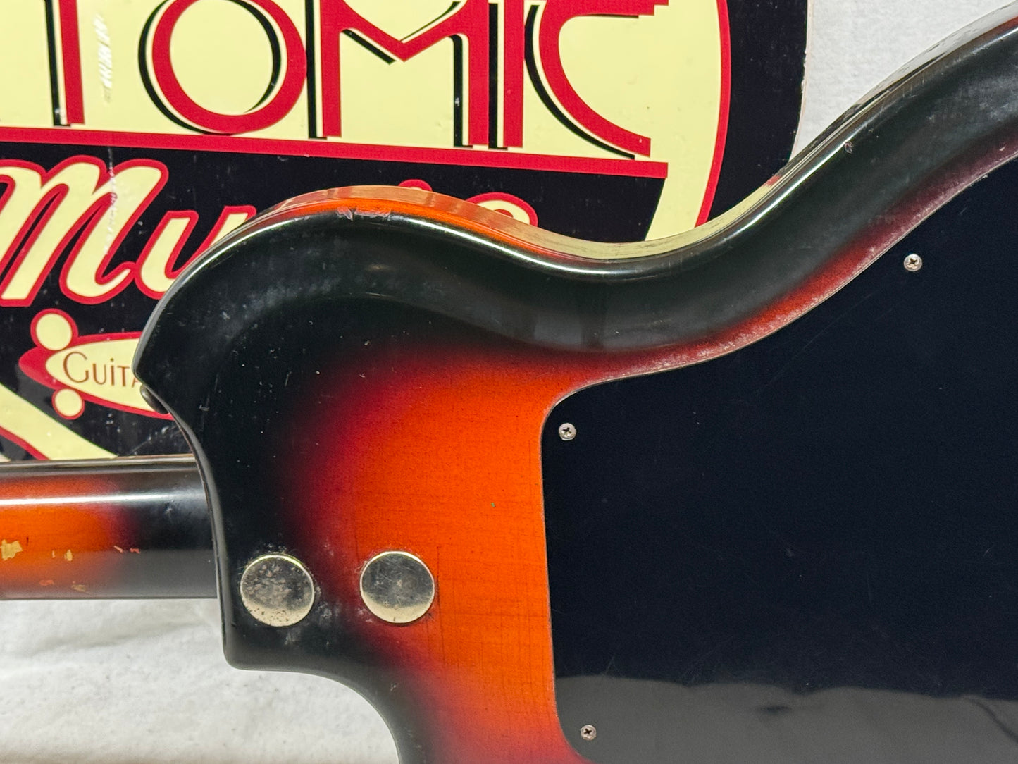 Supro Rhythm Master Guitar with Case - Sunburst