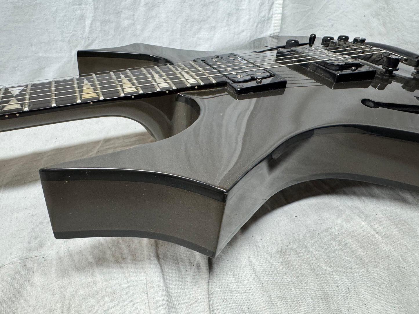 B.C. Rich bc The Dagger Semi-Hollowbody Guitar - Gun Metal Gray