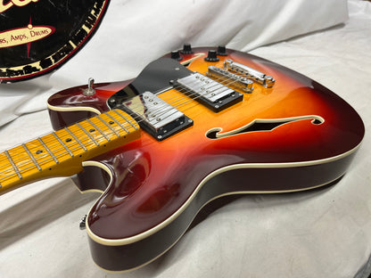 Fender Starcaster Semi-Hollow Body Electric Guitar - Aged Cherry Burst