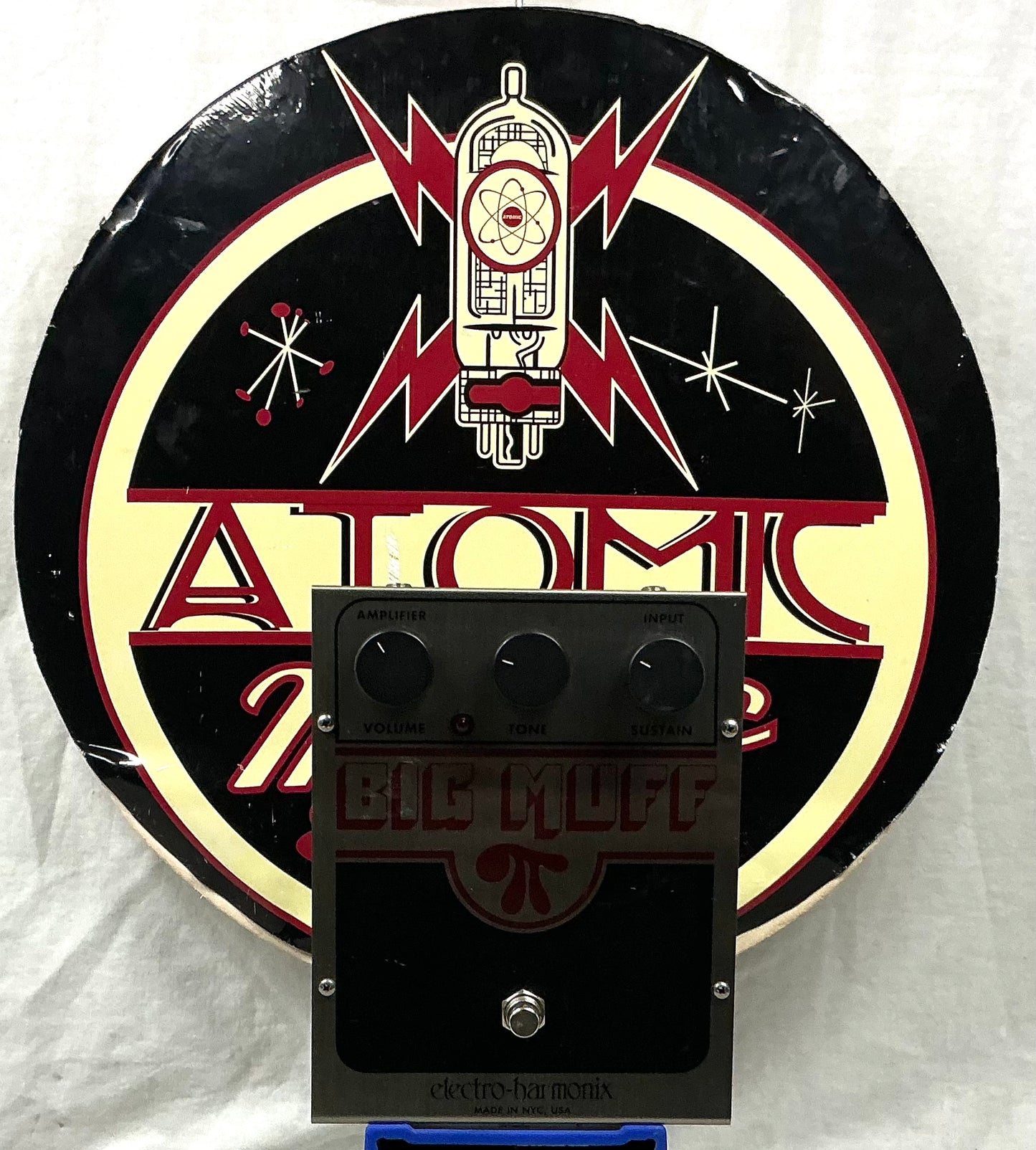 Electro-Harmonix The NYC Classic Big Muff Pi π Fuzz Distortion Pedal - Large Chassis - v9 Version 9 - EC3003A EC-3003 Rev A ~2000