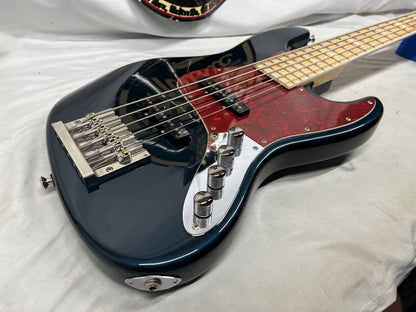 Crews Maniac Sound JB2005 5-String J-Style Electric Bass