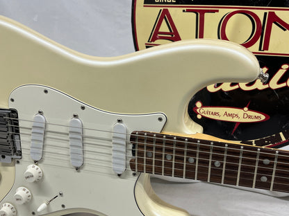 Fender American Elite Stratocaster Strat Electric Guitar - Olympic Pearl