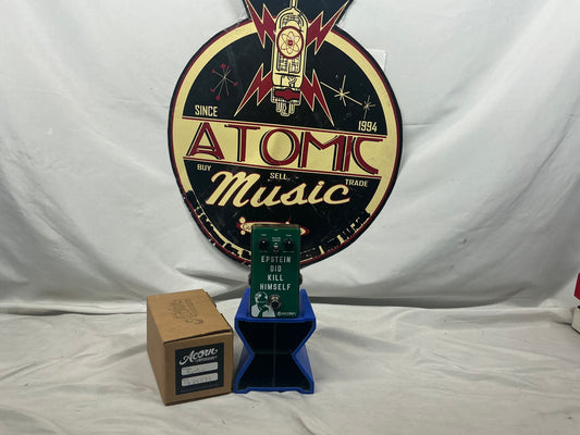 Acorn Amplifiers Epstein Did Not Kill Himself Fuzz Pedal with Box