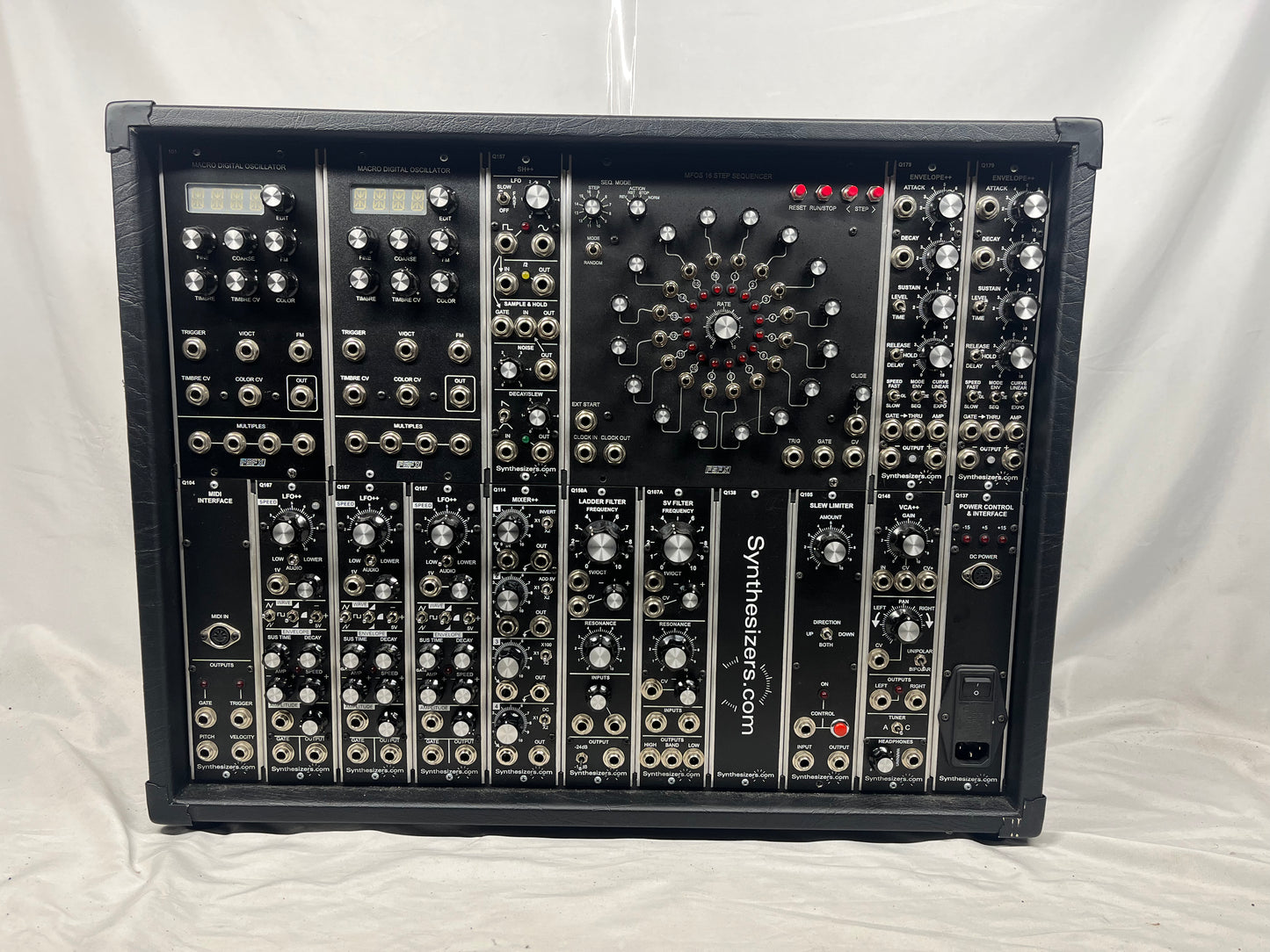 Synthesizers.com Portable Modular Synthesizer System Case and Keyboard with Patch Cables - Local Pickup Only!