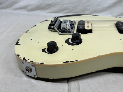 EVH Limited Edition Striped Series Wolfgang Special Guitar with Gig Bag 2026 - Distressed Ivory