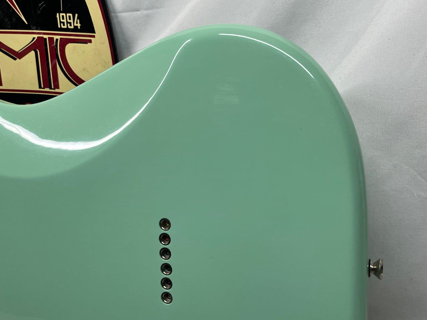 Squier Tom DeLonge Signature Stratocaster Strat Electric Guitar - Surfboard Green