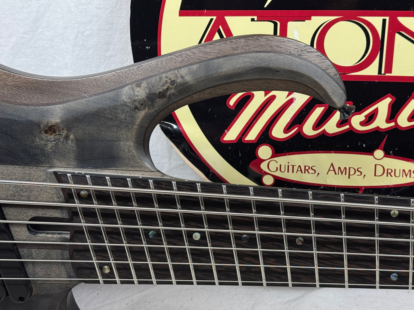 Ibanez BTB Series BTB806MS-TGF 6-string Multiscale Bass with Soft Case 2022 - Transparent Gray Flat