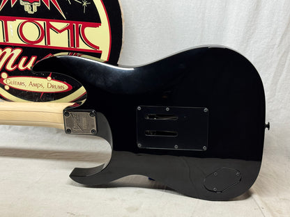 Ibanez RG Series RG550-BK Guitar with Case - MIJ Japan 2025 - Black / Maple neck
