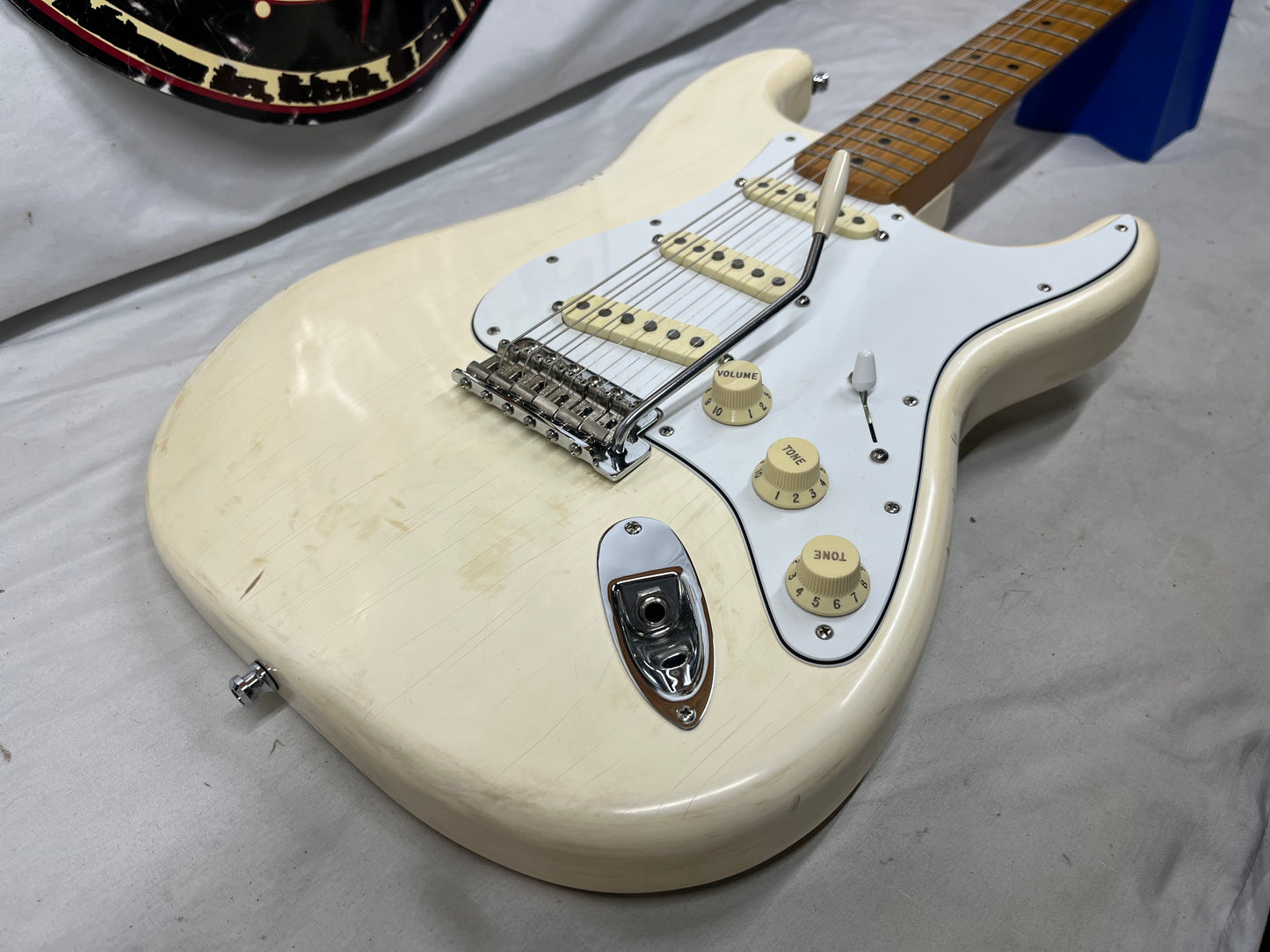 Fender Jimi Hendrix Stratocaster Strat Electric Guitar - Olympic White