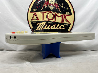 Suzuki OM-27 Omichord 1980s with Case and Power Supply - Ivory