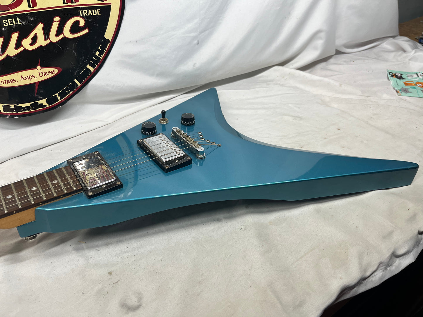 Epiphone Demon V Electric Guitar - Metallic Light Blue