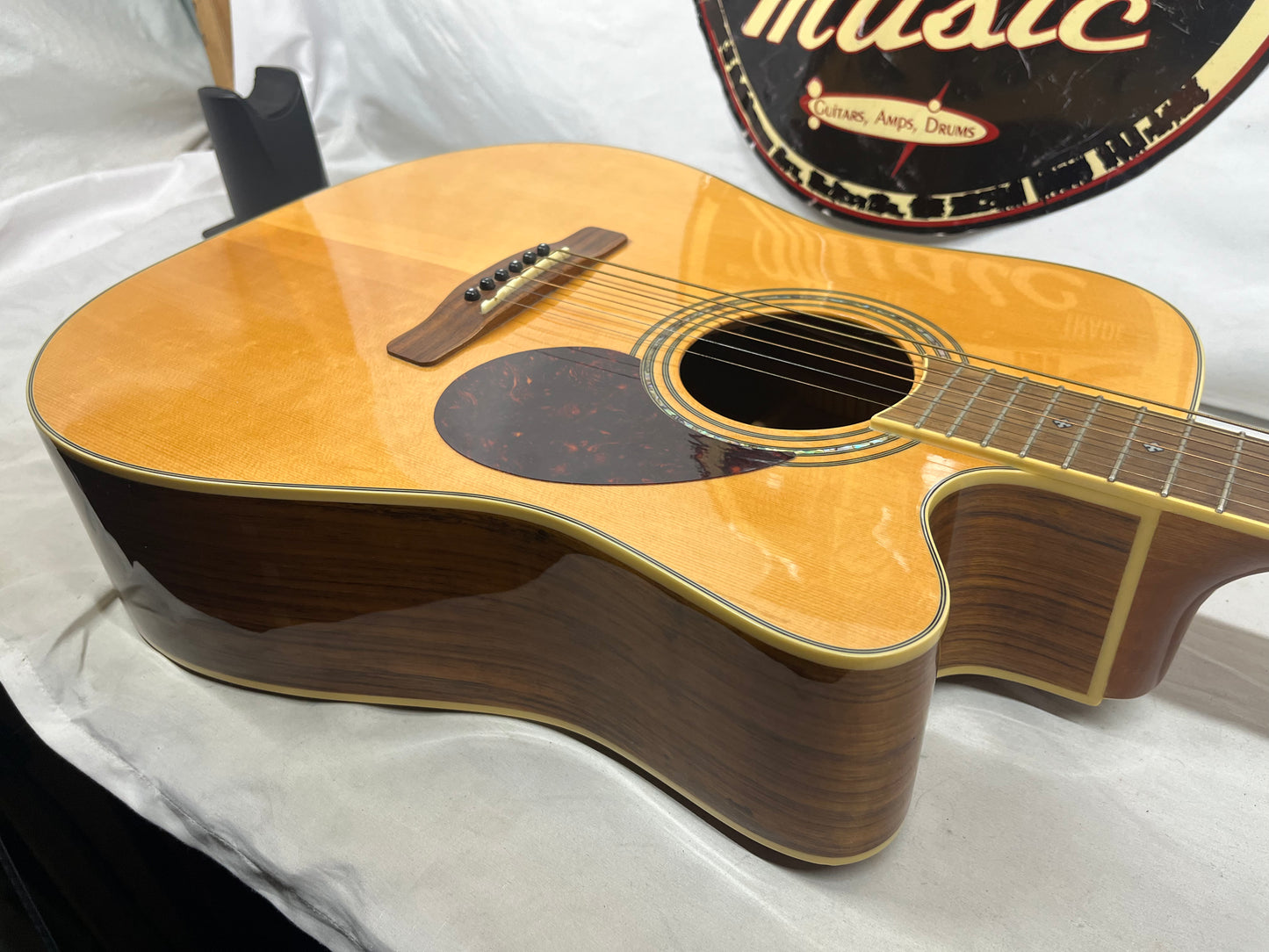 Samick Greg Bennett Design D-6CE Dreadnought Acoustic Electric Guitar