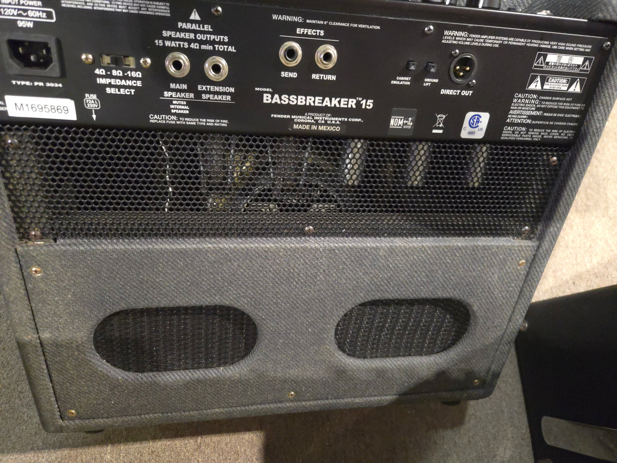 Fender Bassbreaker 15 15-Watt 1x12" Guitar Combo 2016 - 2024 - Gray Tweed - Local Pickup Only