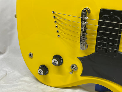 Guild Polara Doublecut HH Electric Guitar - Voltage Yellow