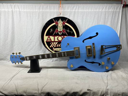 Gretsch G5191 Tim Armstrong Lefty Left-Handed Semi-Hollow Body Electric Guitar -- Spray Painted