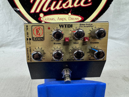 Eden Amplification WTDI Bass Preamp Pedal with Power Supply