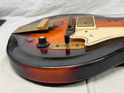 Supro Rhythm Master Guitar with Case - Sunburst