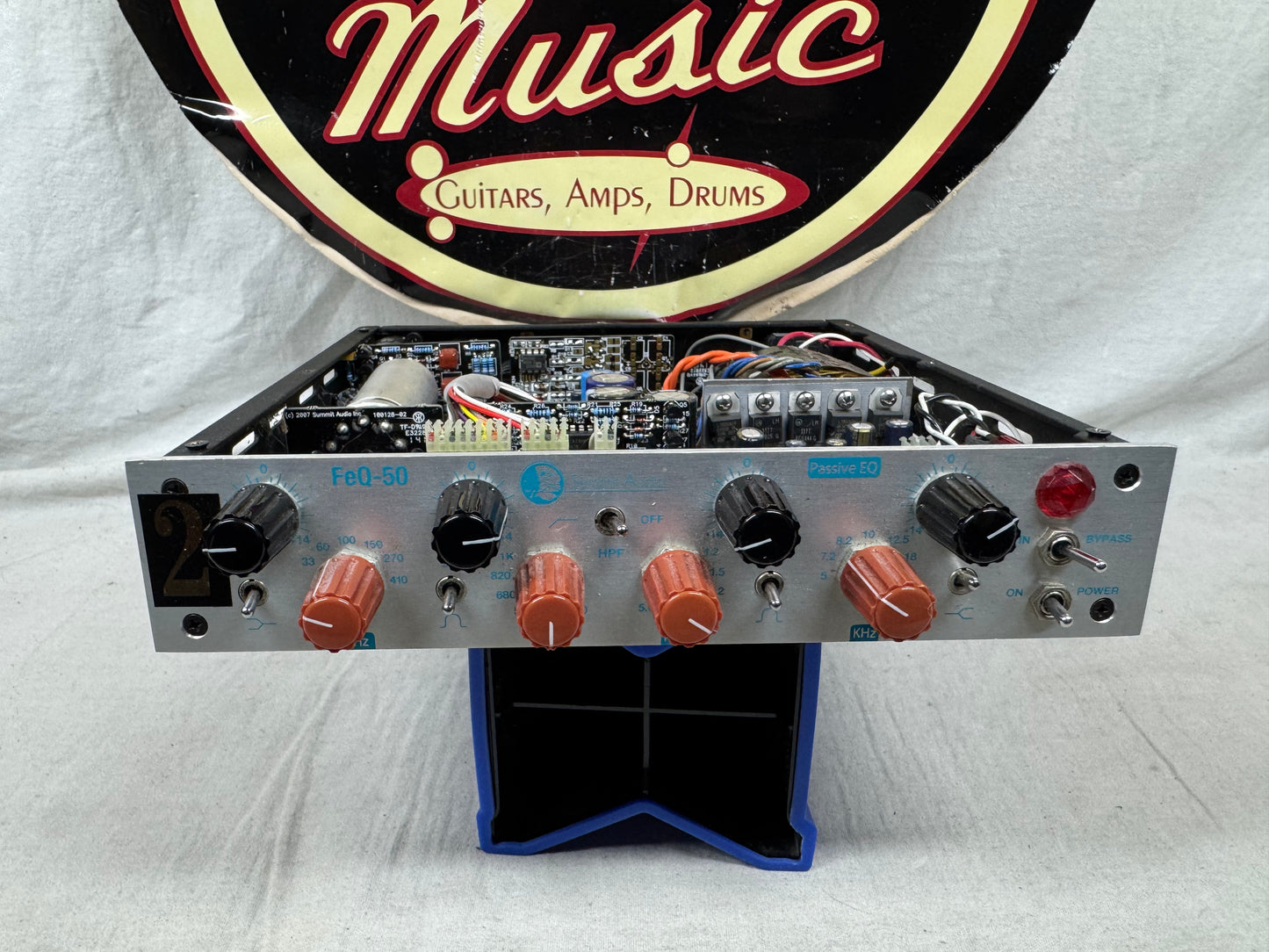 Summit Audio FeQ-50 Equalizer eq Rack Module - missing top
