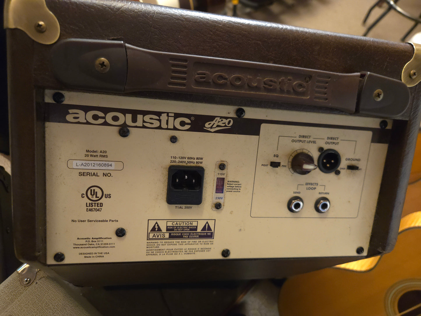 Acoustic A20 1x8" Combo Amp - Local Pickup Only
