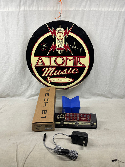 Tech 21 SansAmp Character Plus Series Mop Top moptop Liverpool Pedal with Power Supply + Box