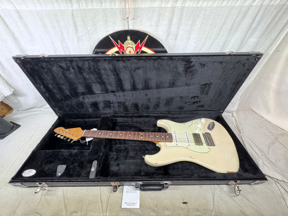LsL Instruments Saticoy HSS (22 fret) Guitar with Case - Vintage Cream
