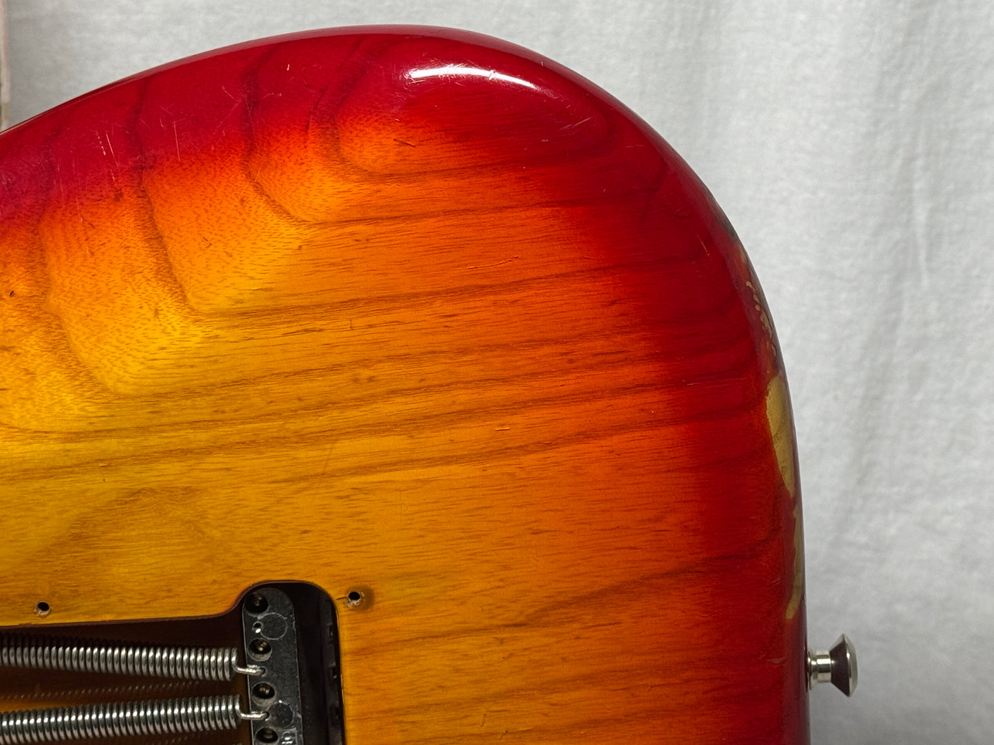 Fender USA Stratocaster Guitar with Case - neck has been re-fin'd / re-fretted / re-shaped 1982