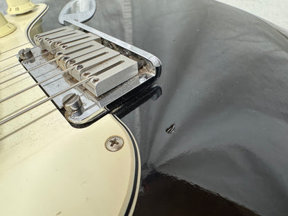 Fender USA Stratocaster Plus Guitar with TKL Case 1993 - Black / Rosewood fingerboard