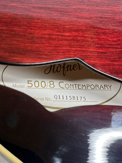 Hofner HCT-500/8 Verythin Contemporary Long Scale 4-String Electric Bass