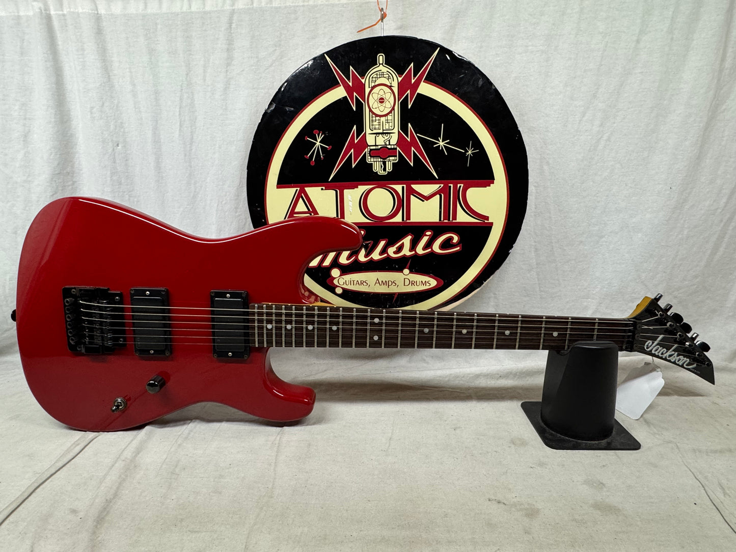 Jackson USA Custom Shop Dinky HH Guitar with Case - Red