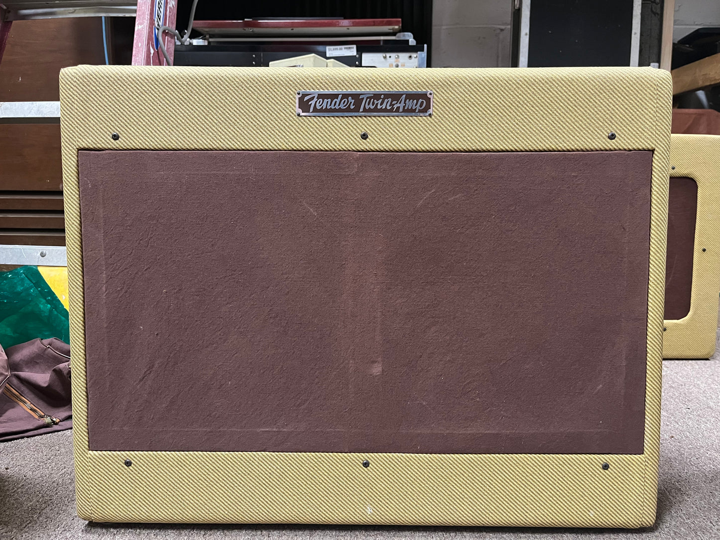 Fender 1957 Vintage Twin 5D8-A Guitar Tube Amplifier Combo - Reissue Chassis Re-Tweed Cabinet - Speakers from 1954 - Local Pickup Only