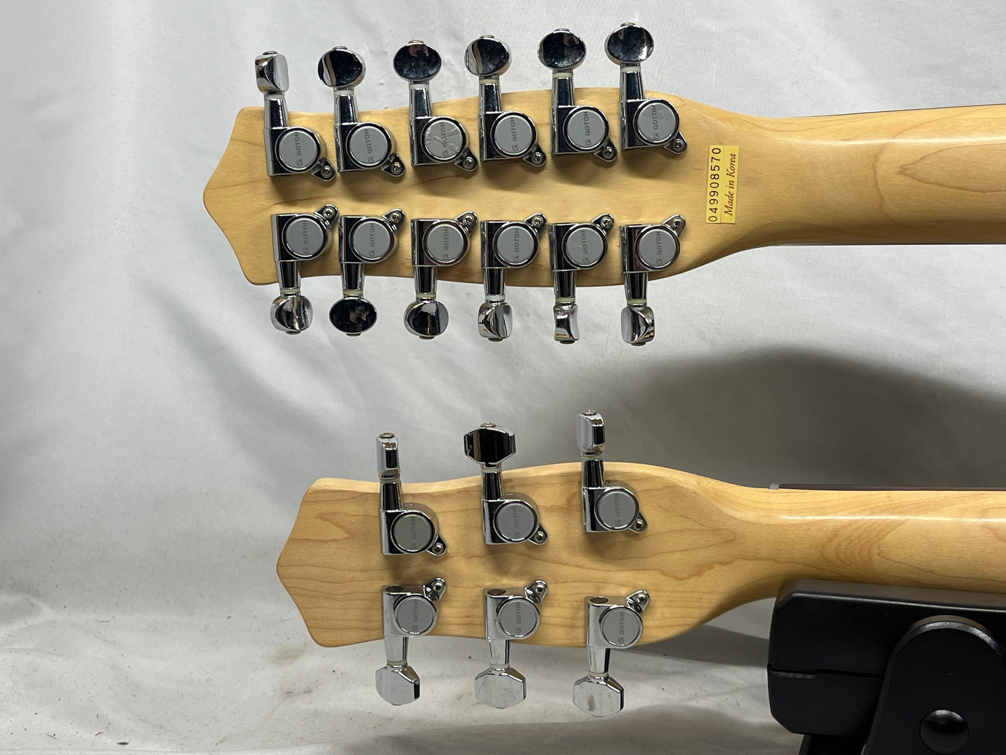 Danelectro Doubleneck 6/12 6-String and 12-String Electric Guitar with Hard Case