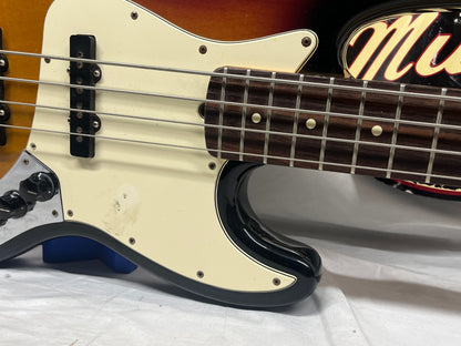Fender American 4-String Electric Jazz Bass with Hard Case - 3-Color Sunburst