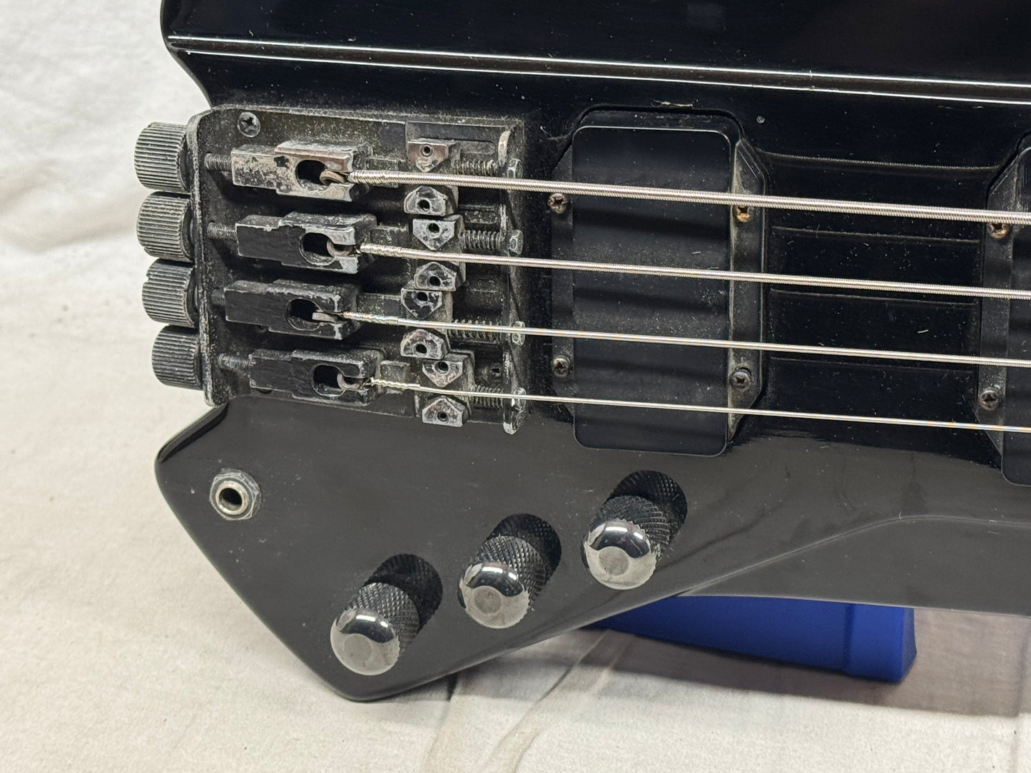 Yamaha BX-1 bx1 Headless 4-string Bass with Case - MIJ Made In Japan - Black
