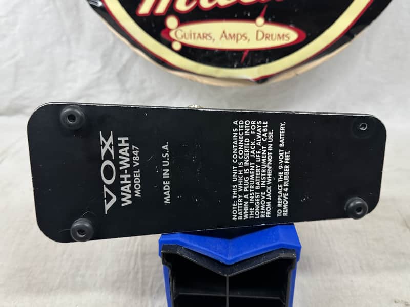 Vox V847 Wah Wah Pedal - USA! - missing 1 foot - Image 7