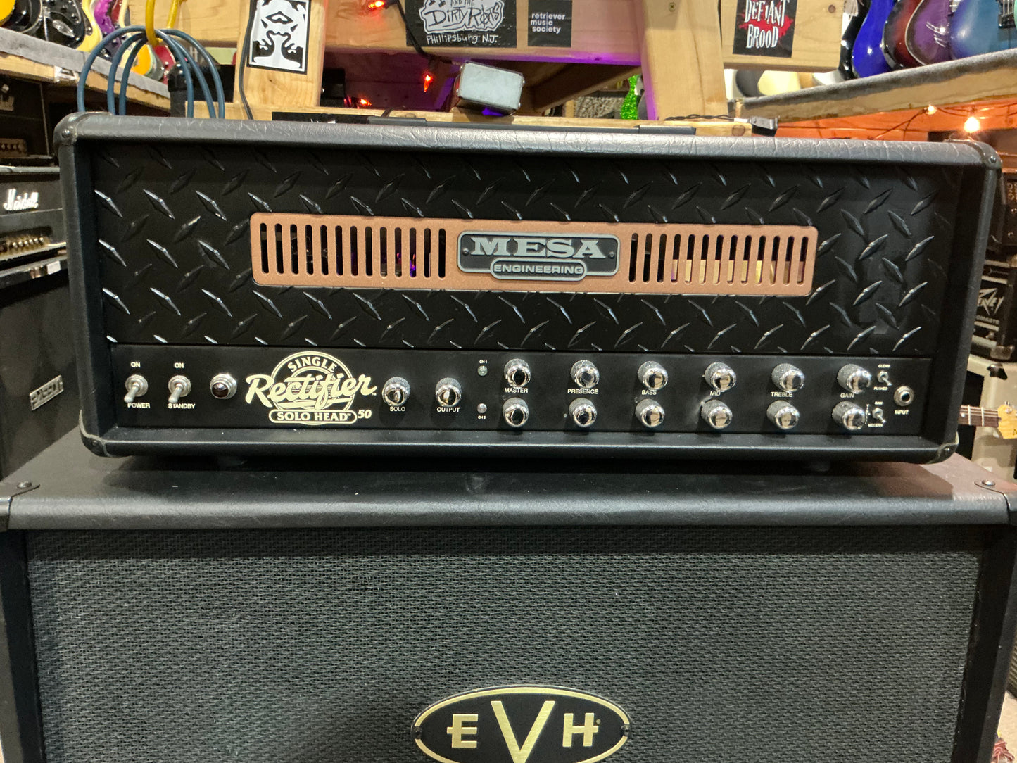 Mesa Boogie Single Rectifier Solo Head 50 Watt Tube Guitar Amplifier Head - Local Pickup Only