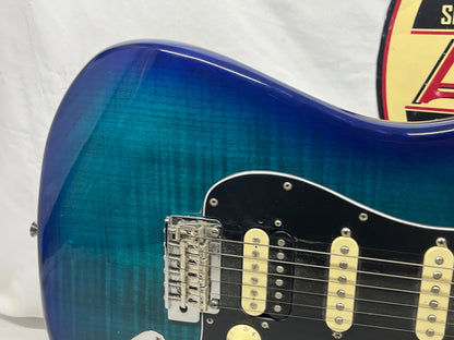 Fender Limited Edition Player Stratocaster HSS Plus Top Electric Guitar MIM - Made in Mexico - Blue Burst