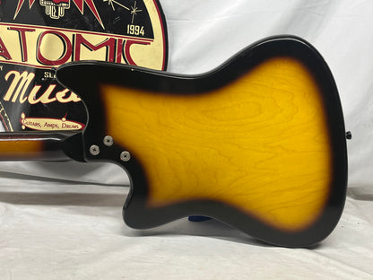 Harmony H15 Bobkat Vintage Electric Guitar with Chipboard Case