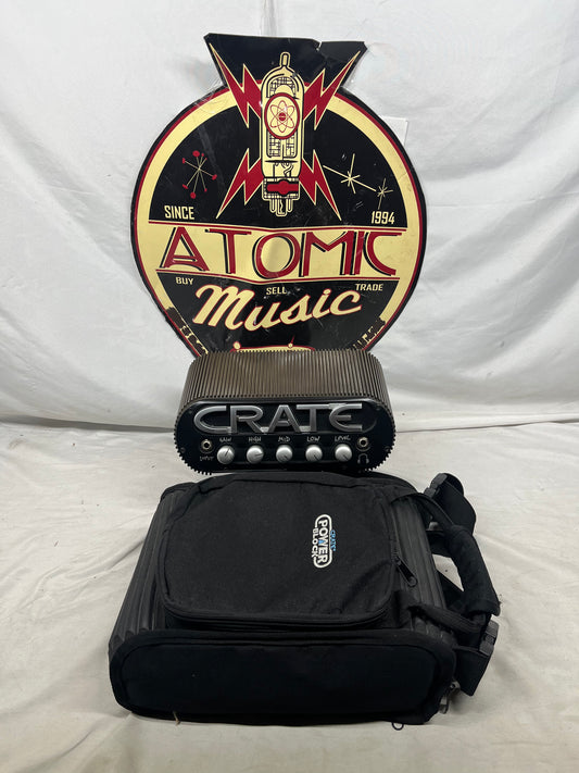 Crate CPB150 PowerBlock Stereo Guitar Head Amplifier with Bag