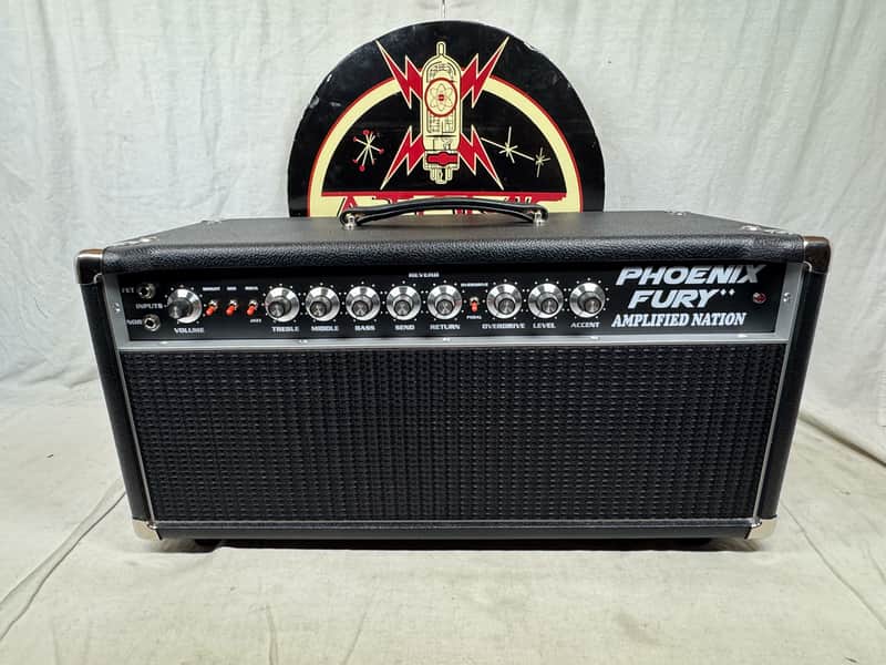 Amplified Nation PF 50W Phoenix Fury 50 Watt Tube Guitar Amplifier Head