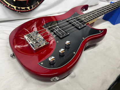 Hagstrom HB-4 Doublecut 4-String Electric Bass with Gig Bag - Split in Fretboard *See Photos*