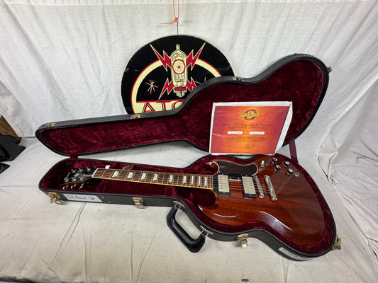 Gibson USA Custom Art & Histortic LP SG Std Les Paul SG Standard Guitar with COA + Case