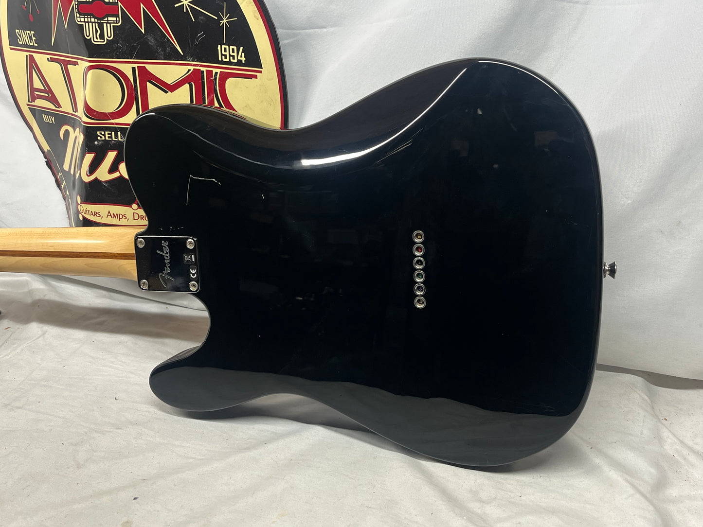 Fender Standard Telecaster tele HH Electric Guitar with Hard Case - Black