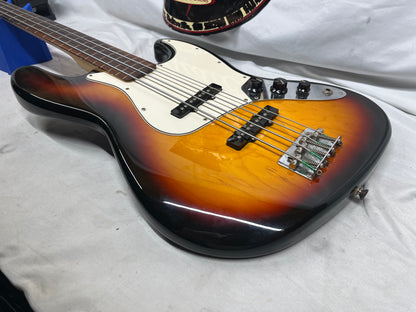 Fender Standard Fretless 4-String Electric Jazz Bass - Brown Sunburst