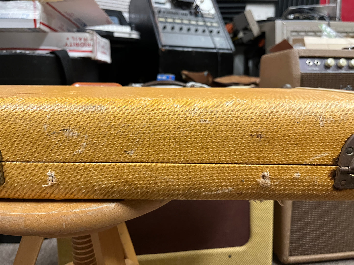 Fender Tweed Case for Double Neck Lap Steel Guitar
