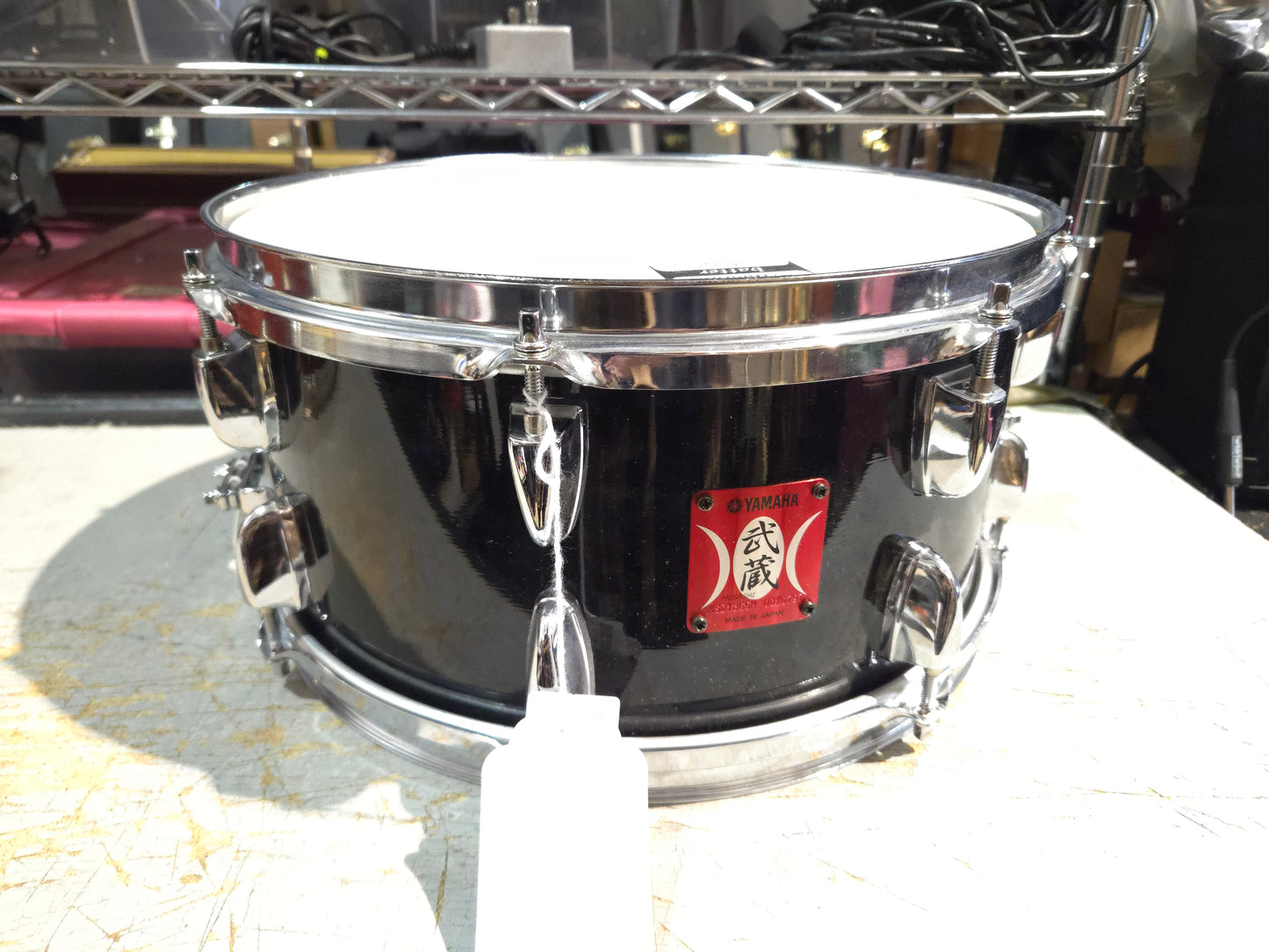 Yamaha Musashi Snare - 13" x 6.5" - Transparent Black