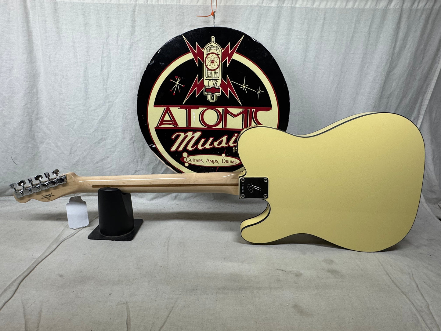 Fender USA Custom Shop 1969 '69 Telecaster Custom NOS Guitar with COA + Case 2014 - Vintage White - Double Black Binding / Maple neck